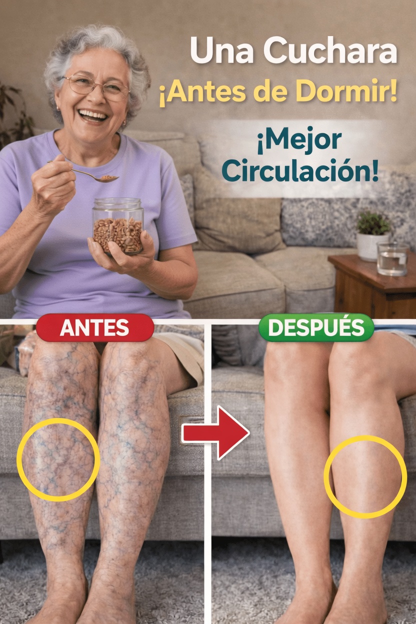 ¿Puede una simple cucharada antes de dormir realmente favorecer una mejor circulación en las piernas?