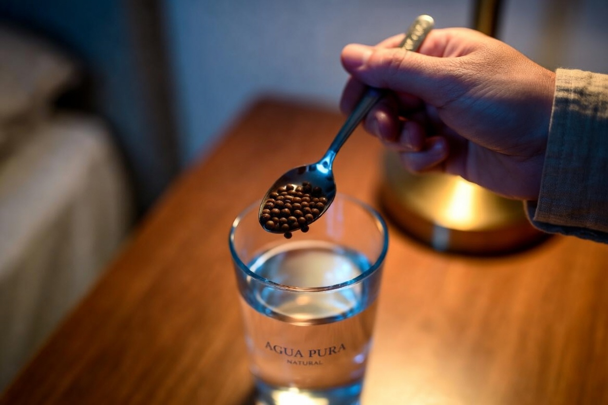 ¿Puede una simple cucharada antes de dormir realmente favorecer una mejor circulación en las piernas?