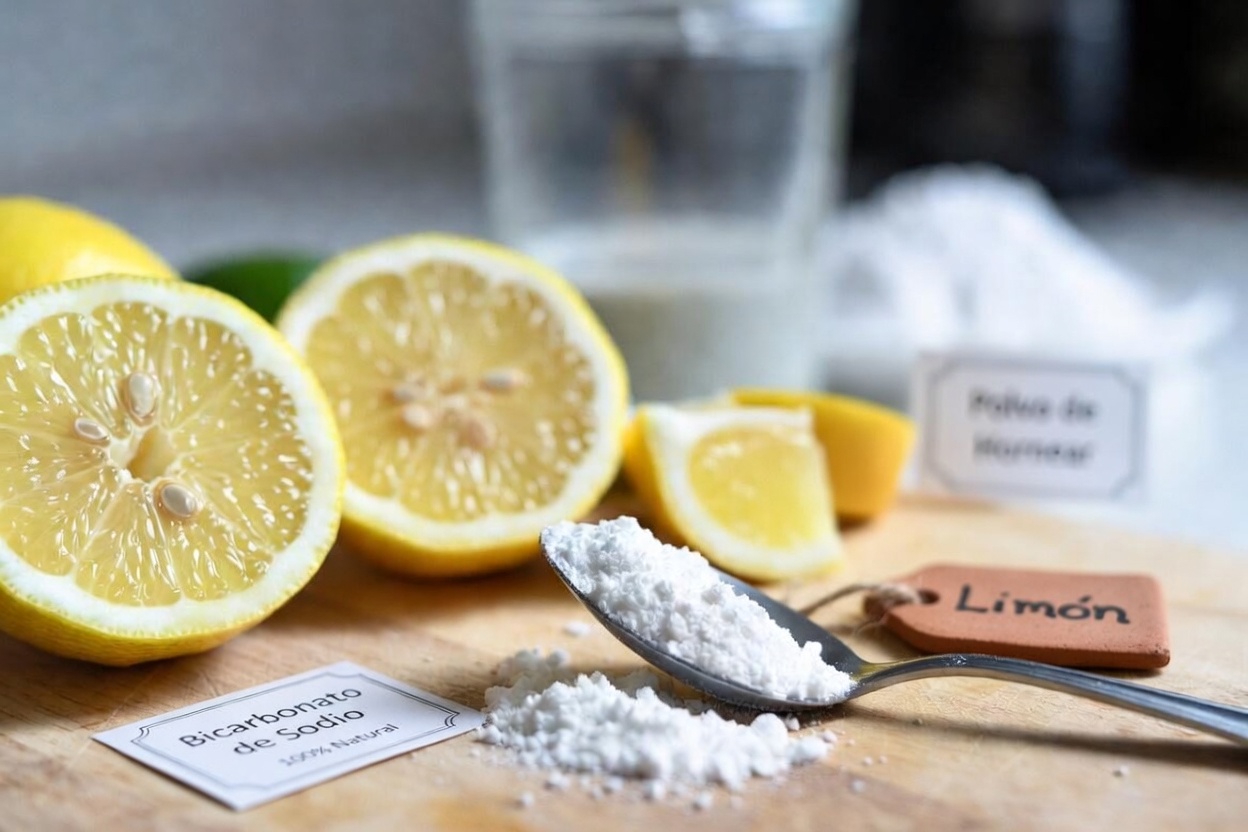 Descubre lo que realmente sucede cuando mezclas bicarbonato de sodio y agua con limón en ayunas cada mañana