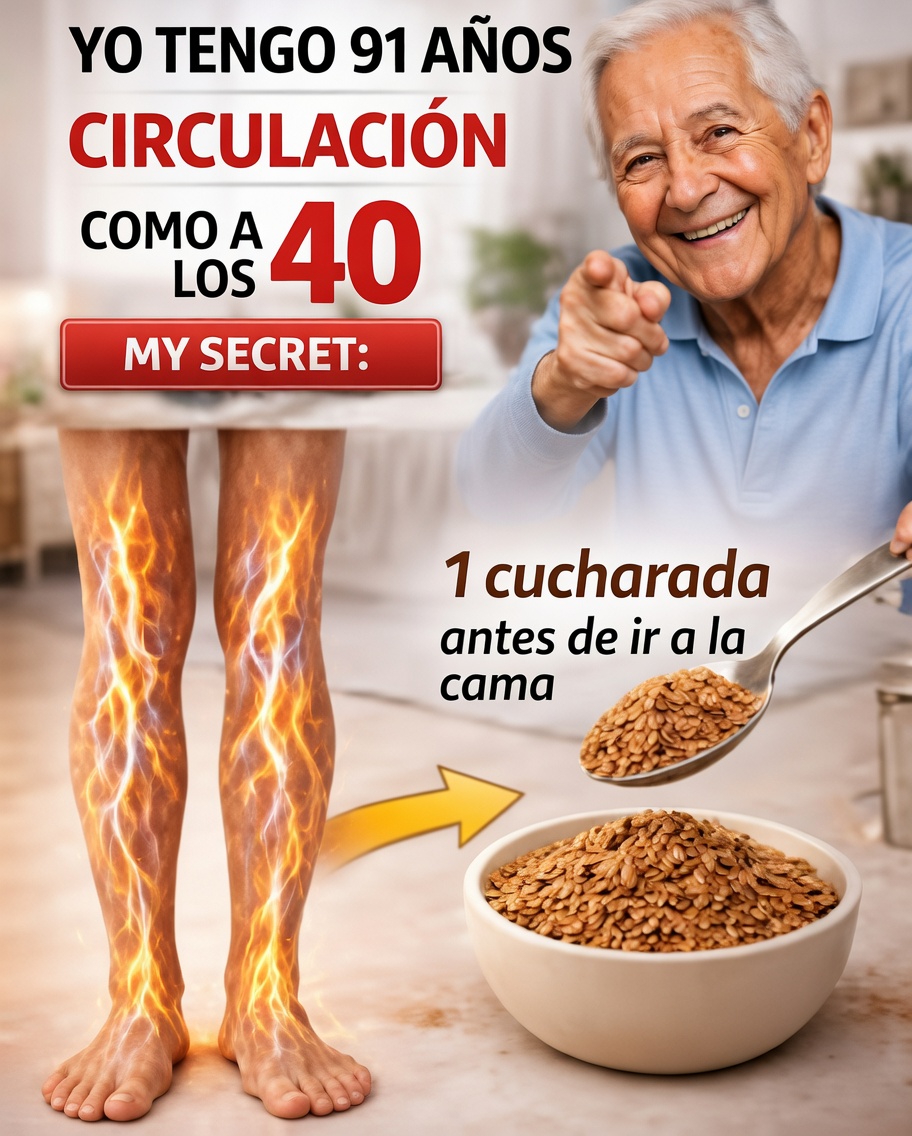 Por qué muchos adultos mayores están añadiendo una cucharada de pimienta de cayena antes de acostarse para favorecer la circulación en las piernas