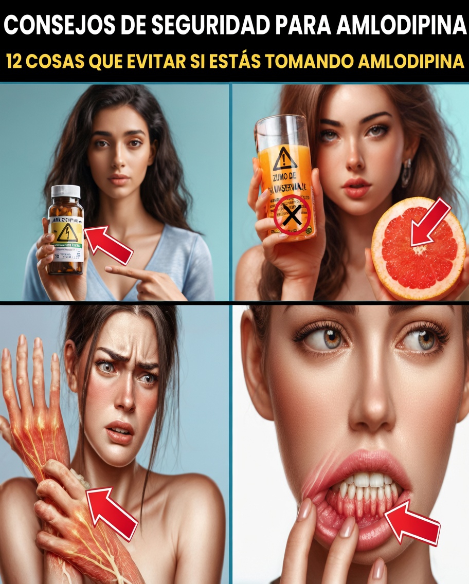 8 hábitos que debes dejar este año si estás tomando amlodipino, y por qué