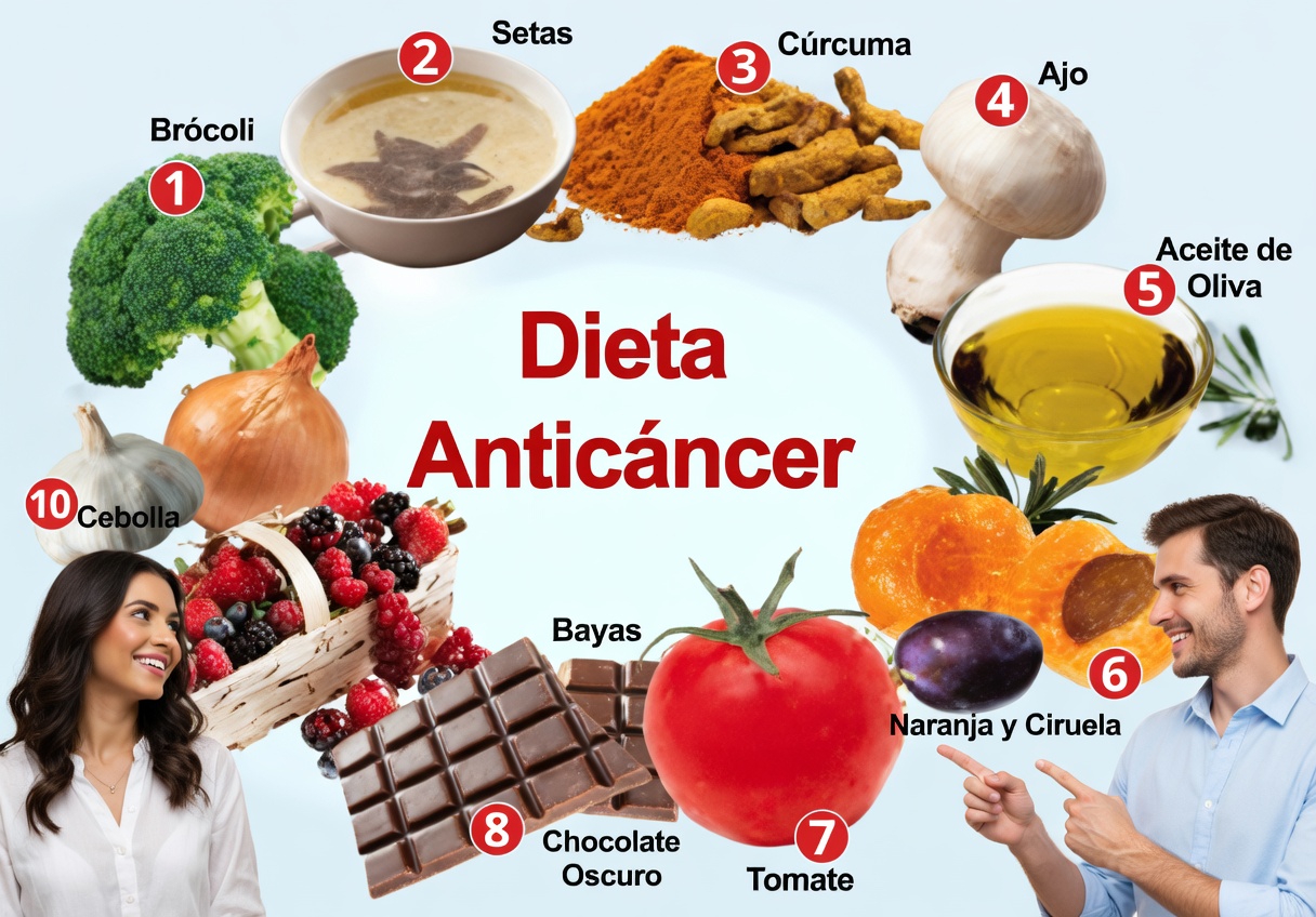 Alimentos cotidianos que pueden favorecer su salud en la lucha contra el cáncer