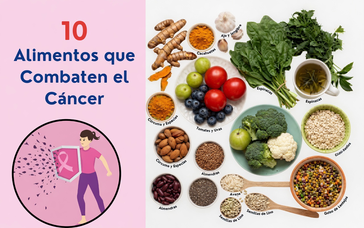 Alimentos cotidianos que pueden ayudar a tu salud en la lucha contra el cáncer