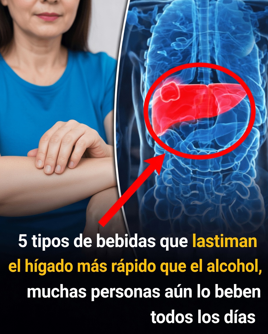 5 bebidas cotidianas que pueden dañar tu hígado más rápido que el alcohol: lo que necesitas saber