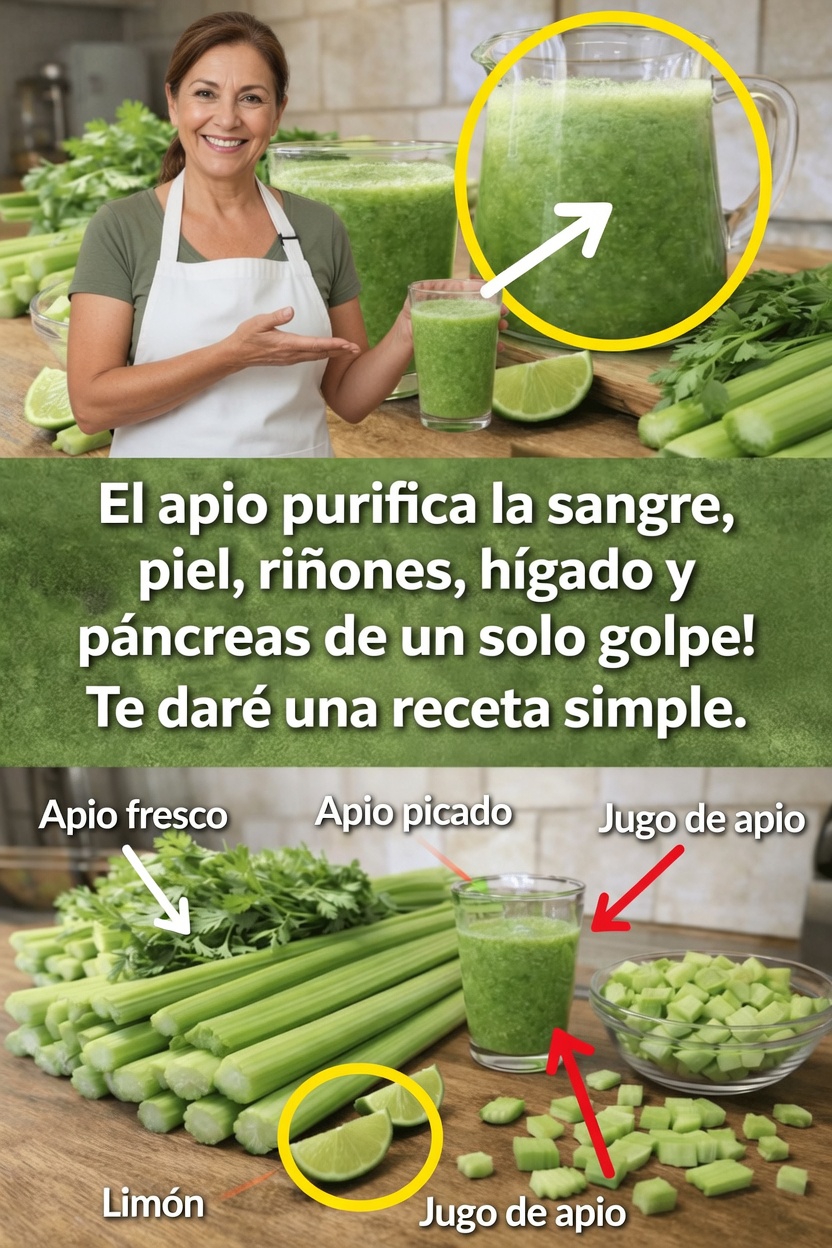 ¿Es realmente tan poderoso el jugo de apio? Lo que dice la ciencia sobre esta popular bebida verde