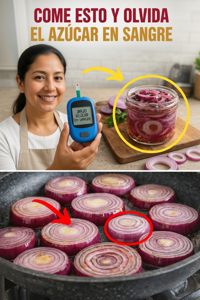 Esta sencilla receta con cebolla roja puede ayudar a favorecer niveles saludables de azúcar en sangre en tus comidas diarias