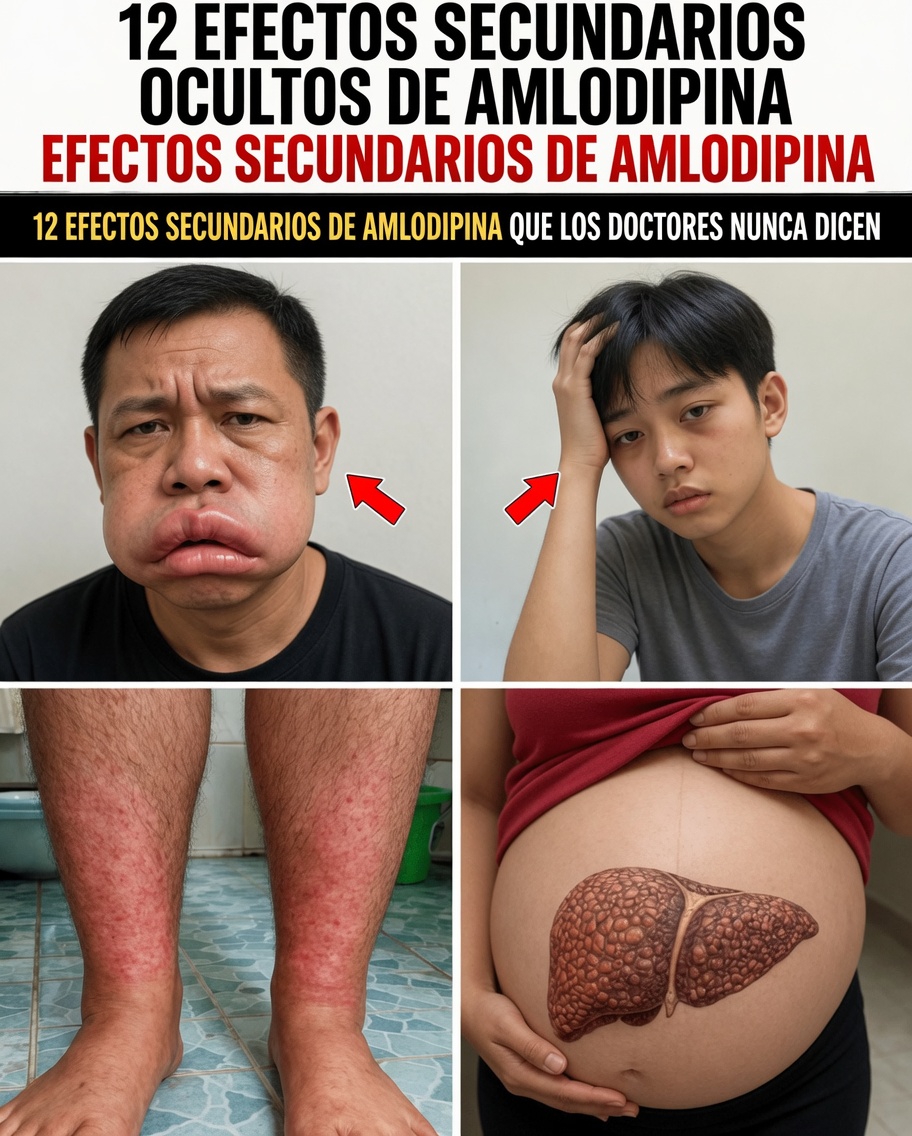 12 efectos secundarios comunes de la amlodipina que debe conocer: una guía completa para una mejor concienciación y qué esperar