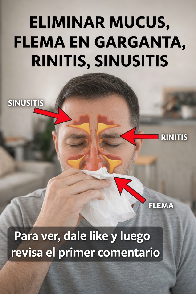 Cómo eliminar la mucosidad y la flema de la garganta y la nariz con hábitos sencillos de todos los días