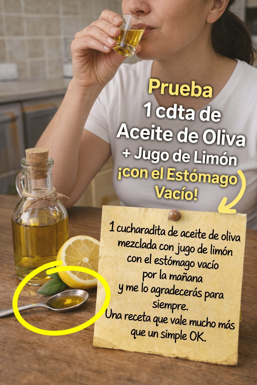 ¿Realmente vale la pena probar beber aceite de oliva con jugo de limón en ayunas?
