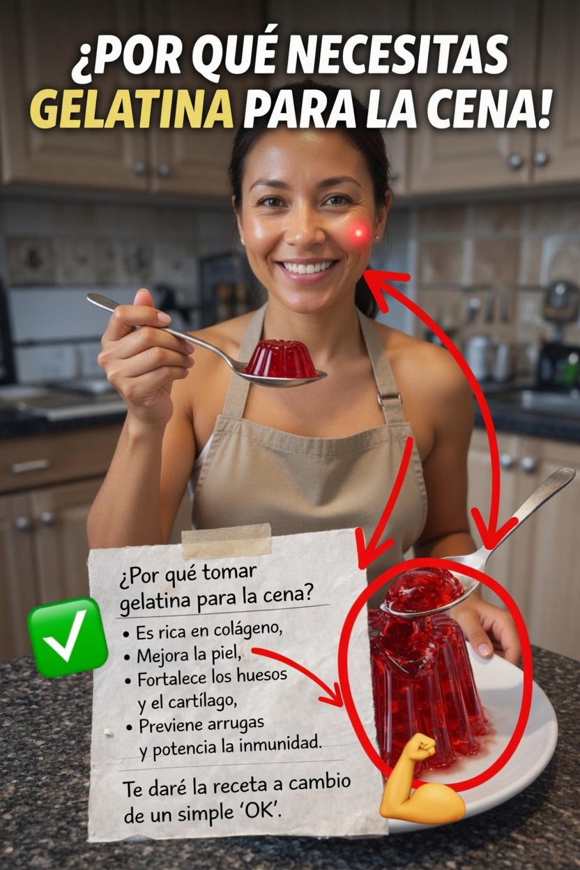 Por qué tomar gelatina en la cena: explorando formas cotidianas en que esta fuente de colágeno puede integrarse en tu rutina de bienestar