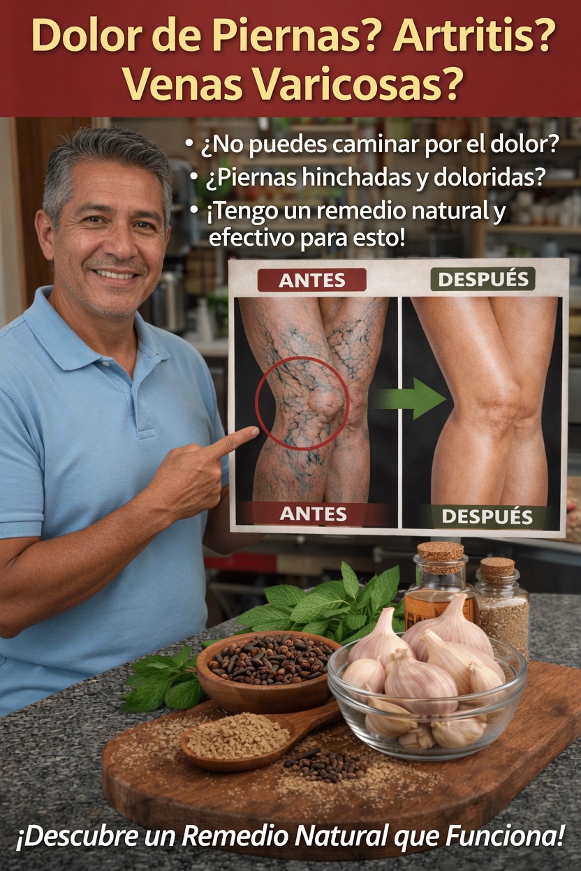 Descubra hábitos diarios naturales e ingredientes sencillos de cocina para favorecer la comodidad de las piernas y una circulación saludable
