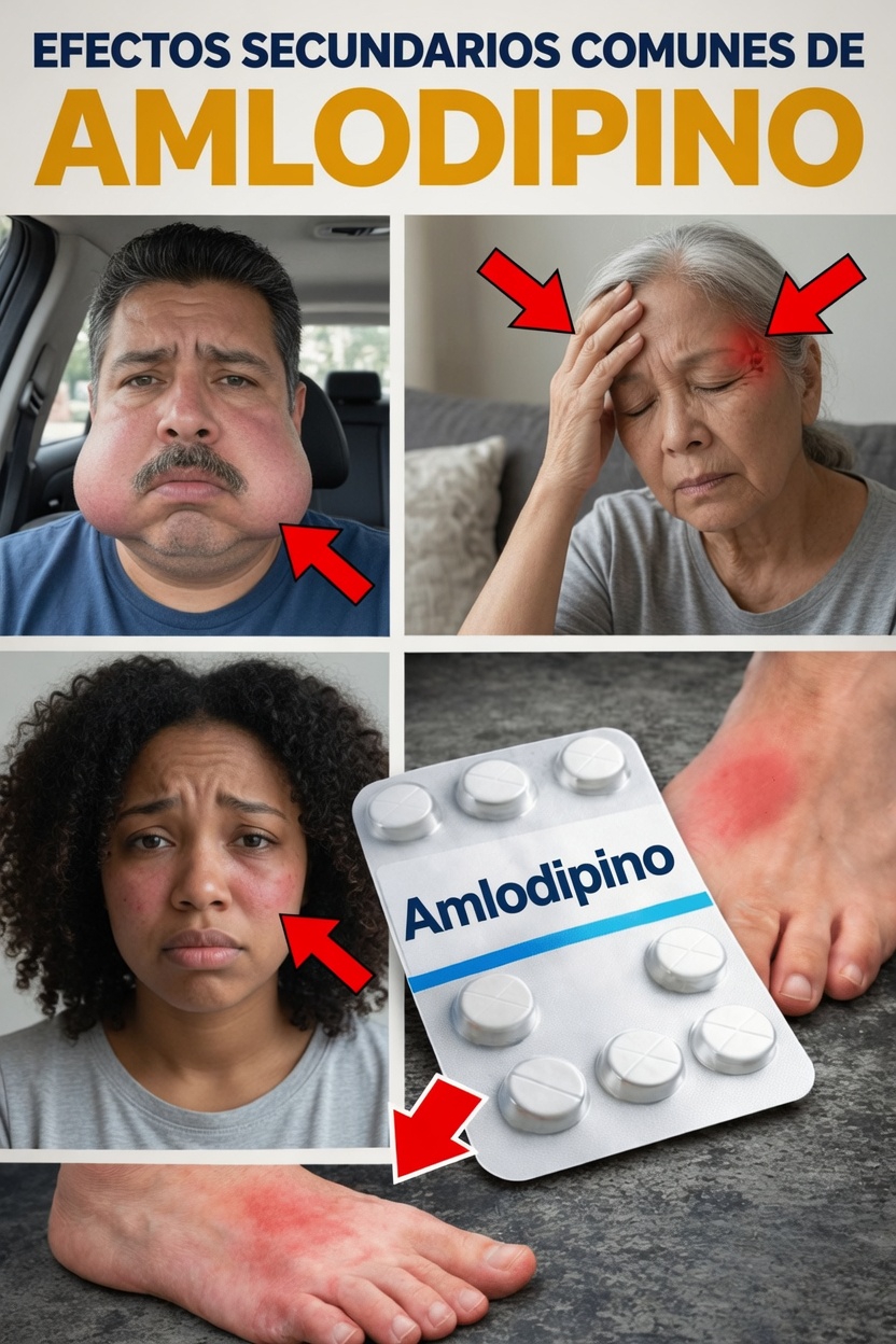 Comprender los efectos secundarios comunes de la amlodipina que los pacientes experimentan con frecuencia y formas sencillas de controlarlos