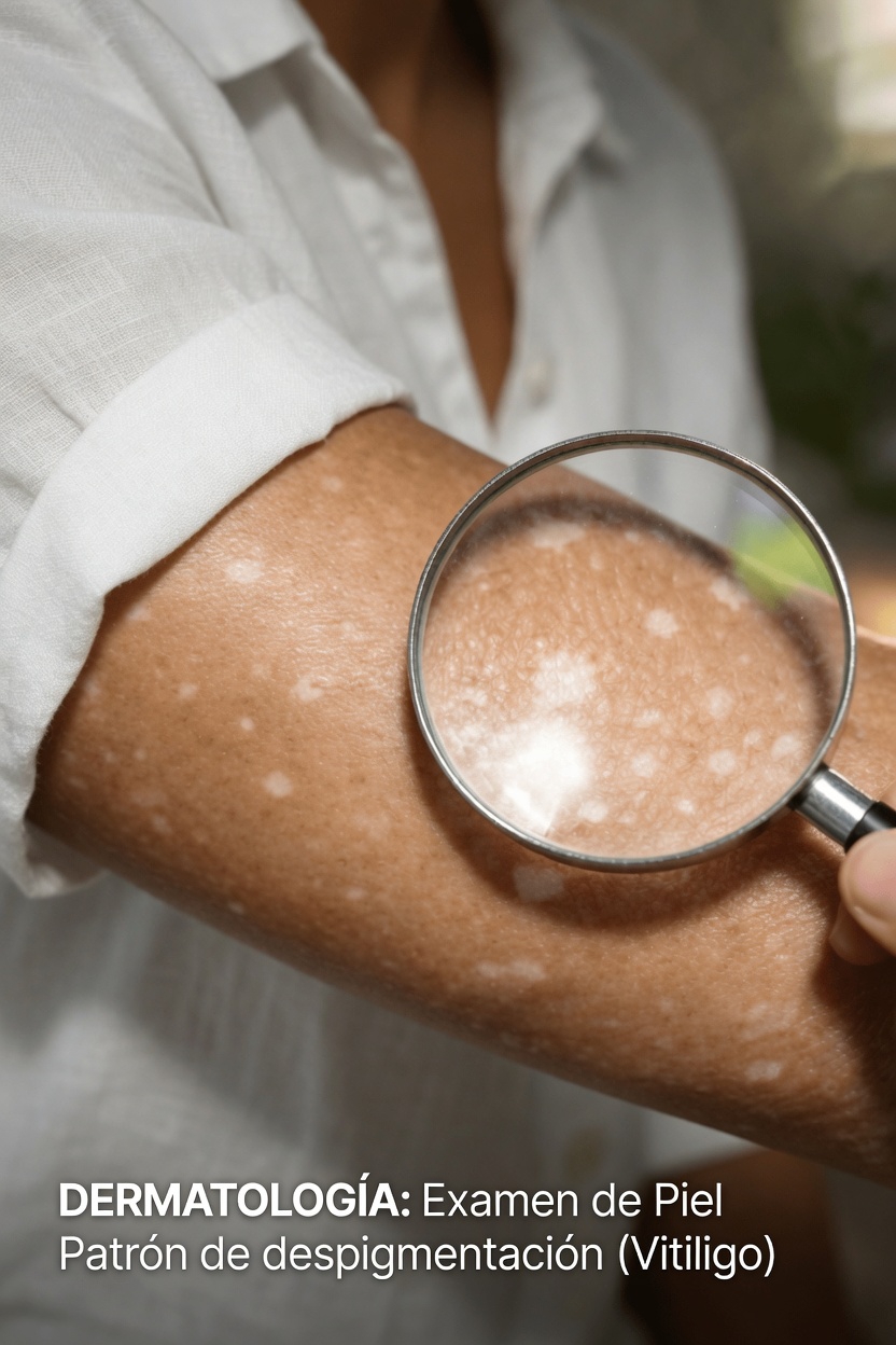 ¿Qué son estas pequeñas manchas blancas en los brazos y las piernas?