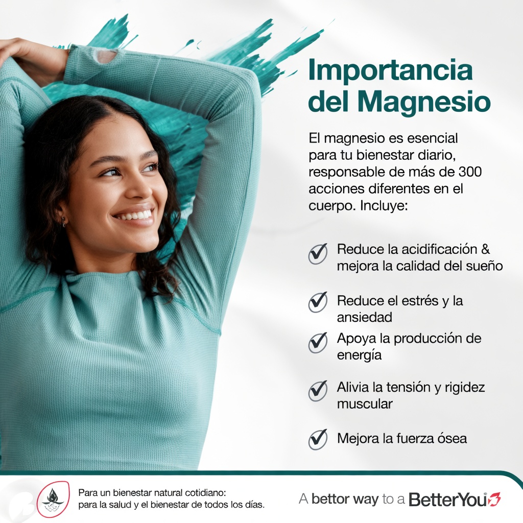 Todo lo que necesitas saber sobre cómo el magnesio favorece tu salud, desde los huesos hasta una mejor energía diaria