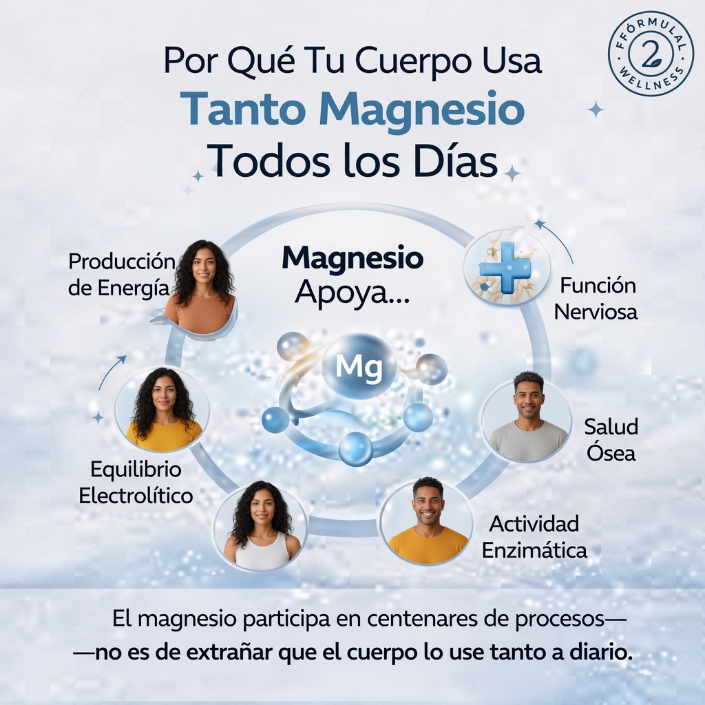 Todo lo que necesitas saber sobre cómo el magnesio favorece tu salud, desde los huesos hasta una mejor energía diaria