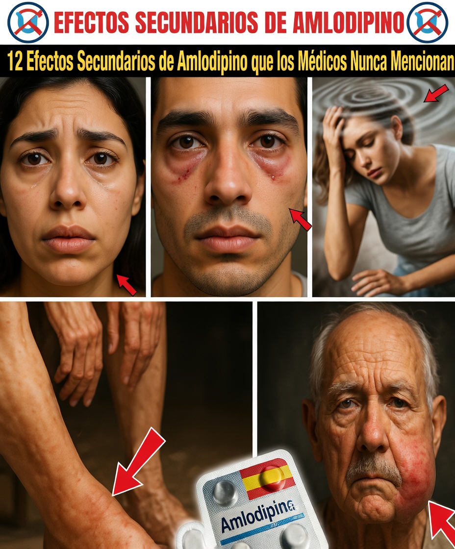 Descubra los 12 principales efectos secundarios de la amlodipina y consejos diarios sencillos para sentirse más cómodo