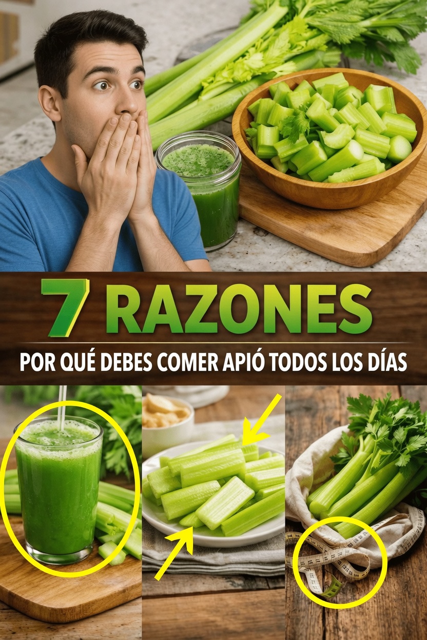 7 razones para comer apio todos los días (respaldadas por la ciencia)
