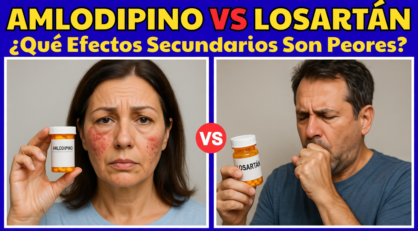 Efectos secundarios de amlodipino vs losartán: descubra las diferencias clave y consejos prácticos para un mejor control de la presión arterial