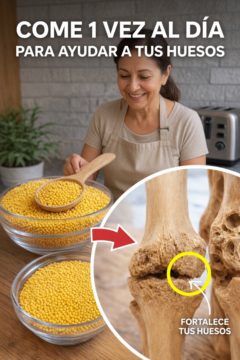 Descubre cómo comer semillas de mostaza una vez al día puede ayudar a favorecer la salud de tus huesos de forma natural