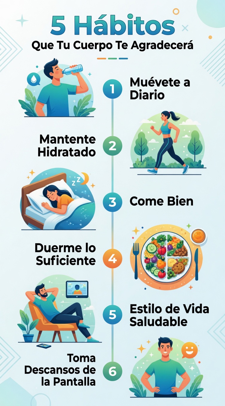 Los hábitos diarios simples que podrían favorecer tu bienestar general (y por qué son importantes)