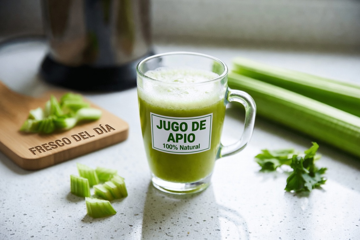 Descubre la tendencia del simple jugo de apio: lo que dice la ciencia sobre esta popular bebida verde