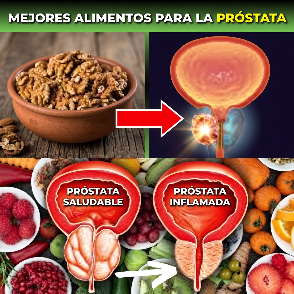 Descubre formas sencillas de apoyar la salud de la próstata y del tracto urinario con alimentos cotidianos