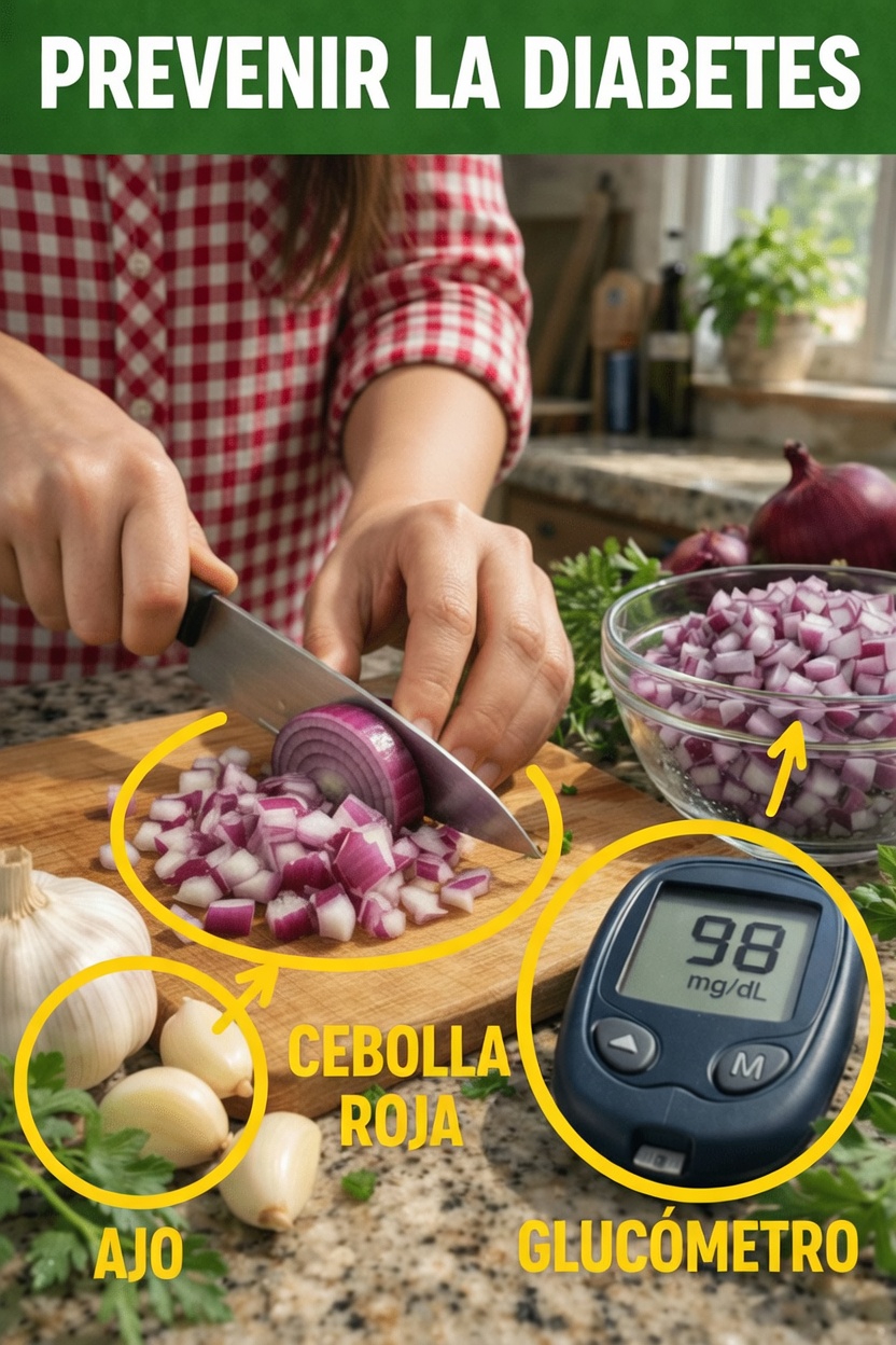 ¿Cómo ayuda la cebolla roja a mantener niveles saludables de azúcar en sangre? Hábitos sencillos en la cocina que vale la pena explorar