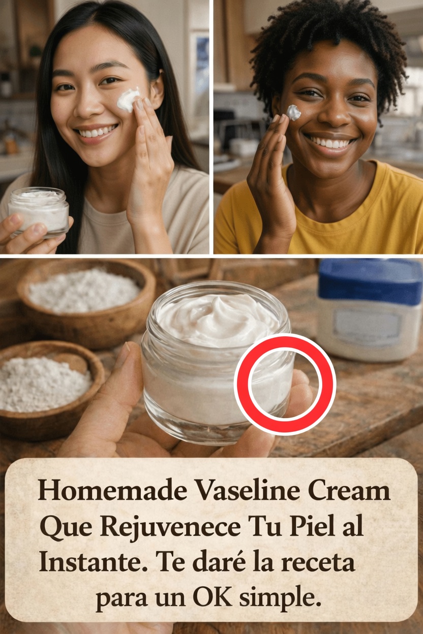 Cómo hacer una crema hidratante casera sencilla con vaselina para una piel más suave