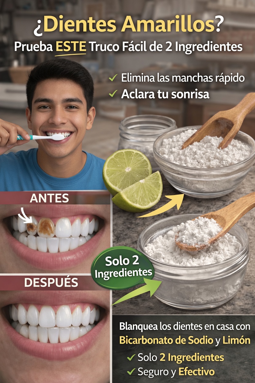 Lo que DEBES saber antes de usar bicarbonato de sodio para blanquear tus dientes
