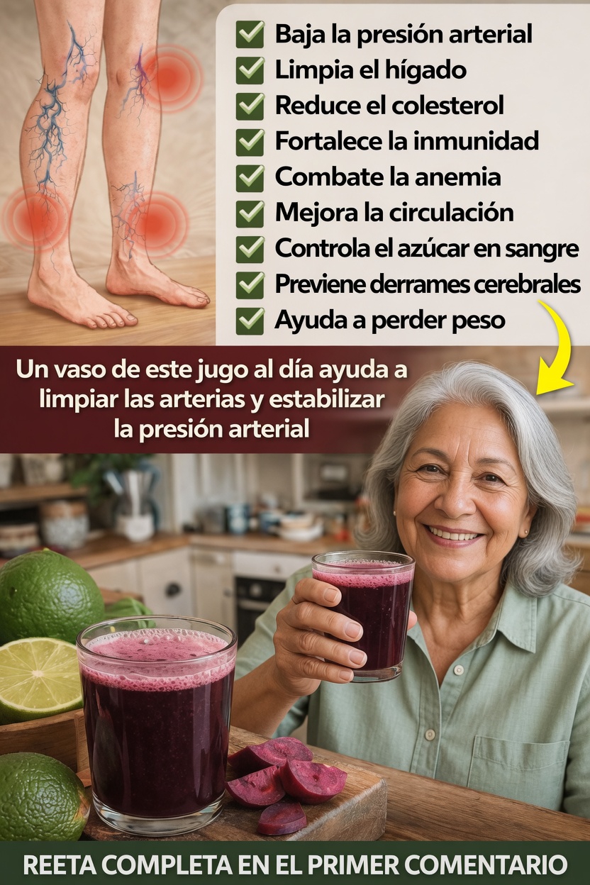 Descubra el sencillo hábito diario de jugo que favorece naturalmente una circulación y una presión arterial saludables