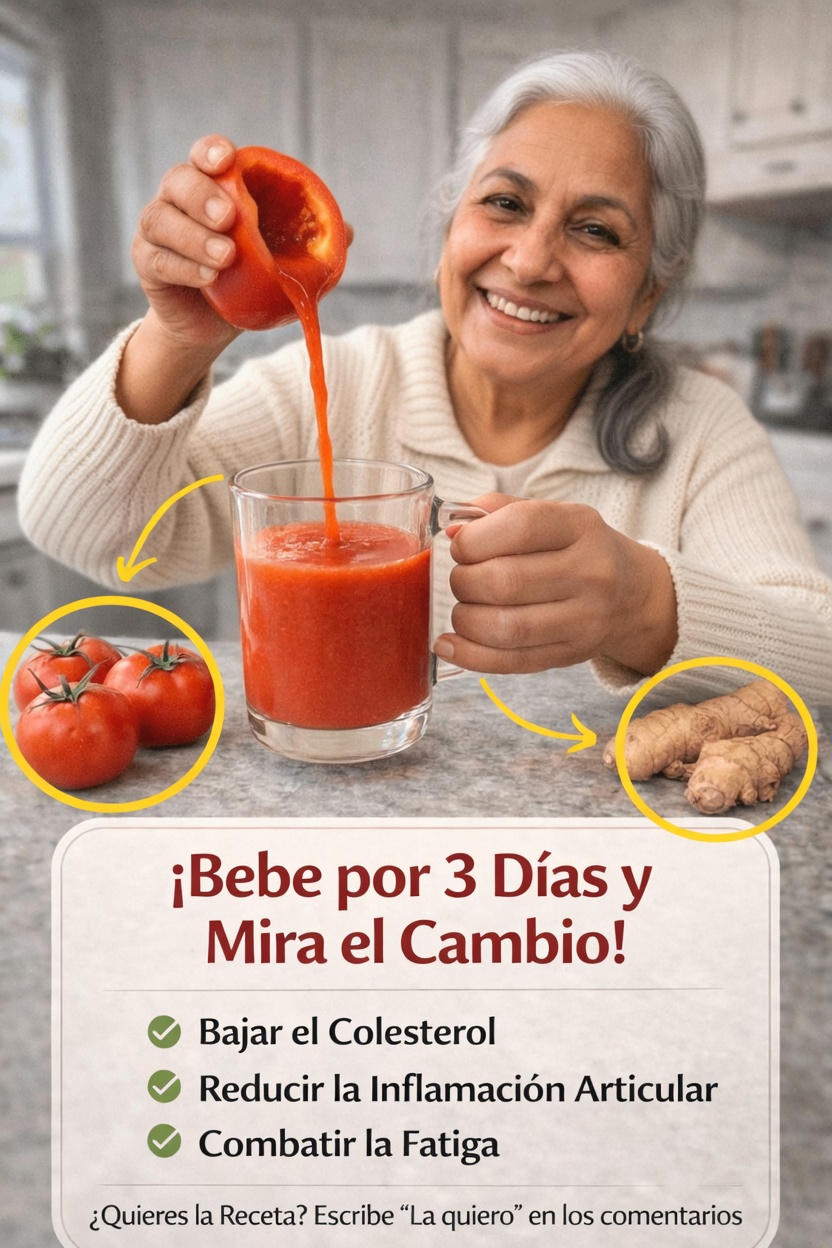 Jugo de tomate y jengibre: un simple hábito diario para un mayor bienestar