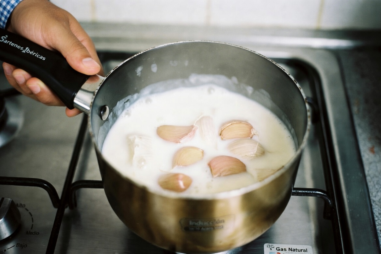 ¿Has probado hervir ajo en leche? Este simple hábito podría sorprenderte.