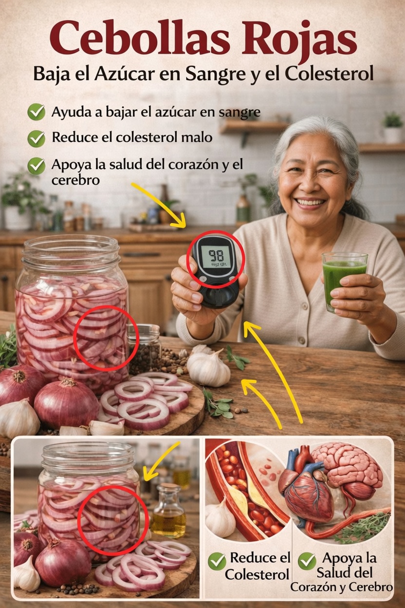 Cebollas rojas: formas sencillas de apoyar niveles saludables de azúcar en la sangre y colesterol
