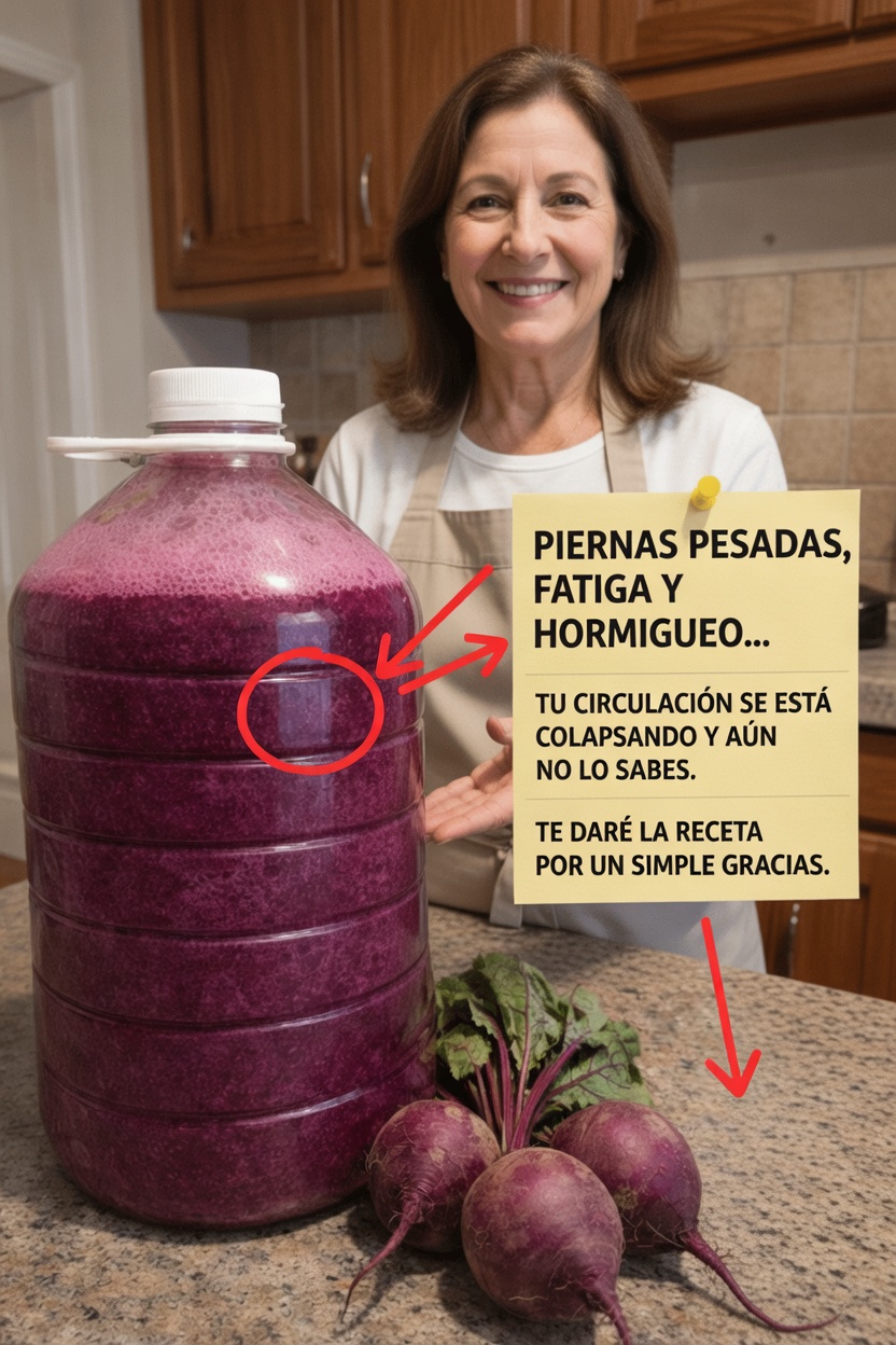 Piernas pesadas, fatiga y hormigueo: descubre hábitos diarios sencillos y una receta de bebida de remolacha para favorecer la circulación