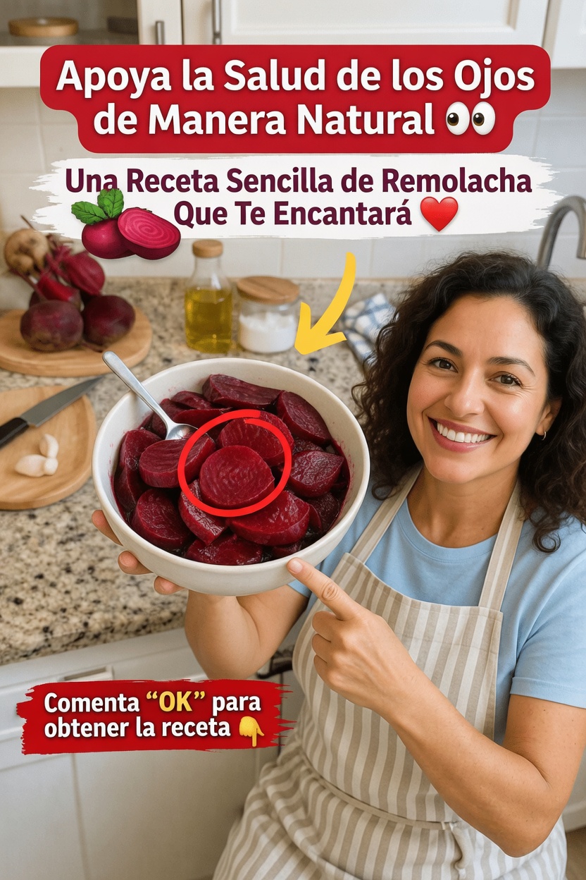 Cómo hacer una receta sencilla de remolacha que puede ayudar a favorecer la salud de tus ojos de forma natural