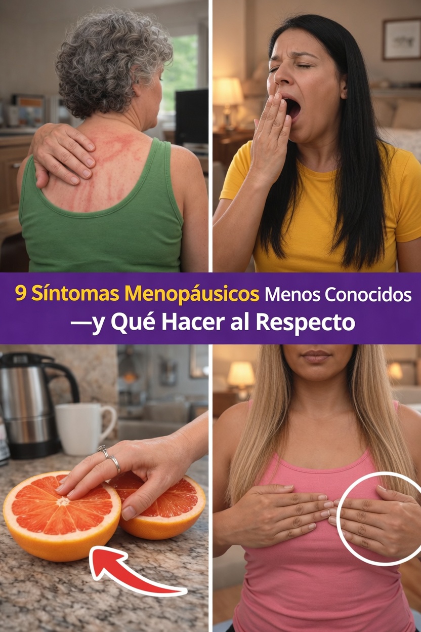 9 síntomas menos conocidos de la menopausia que muchas mujeres pasan por alto y hábitos diarios sencillos que pueden ayudar