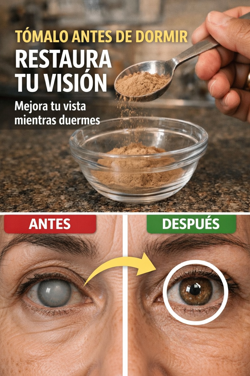 Descubre el hábito de una cucharada antes de dormir que los adultos mayores de 60 años están explorando para apoyar su visión de forma natural