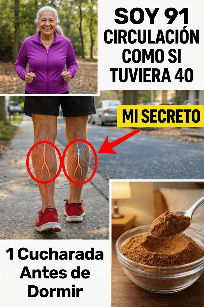 Sencillo hábito antes de dormir que los adultos mayores están usando para favorecer una circulación saludable en las piernas y los pies