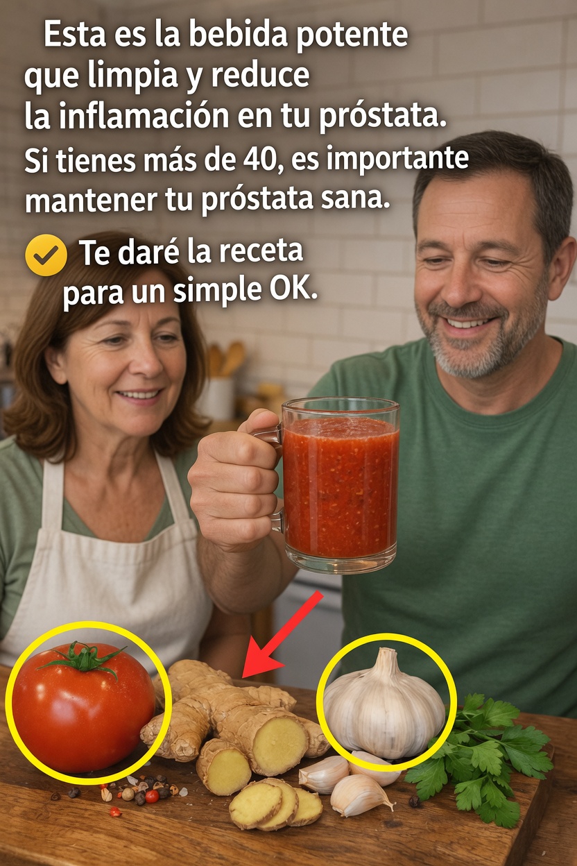 Descubre una bebida diaria sencilla que muchos hombres mayores de 40 años están incorporando a su rutina para el bienestar de la próstata