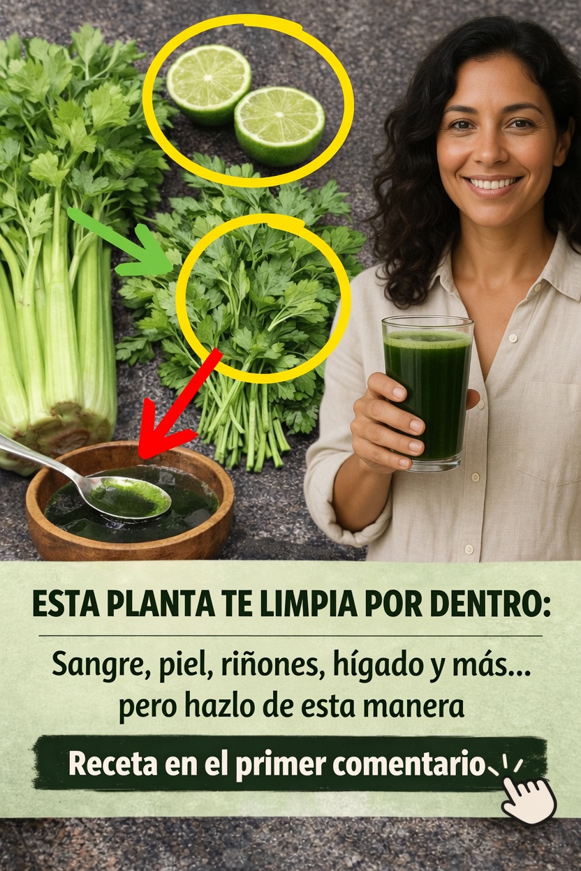 La poderosa receta de jugo verde de la que todos hablan: cómo hacer jugo de apio y perejil en casa