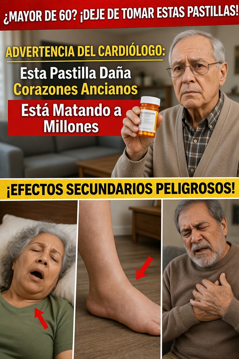 ¿Tiene más de 60 años y toma medicamentos para el corazón? Efectos secundarios importantes a los que debe prestar atención y consejos para una mejor salud