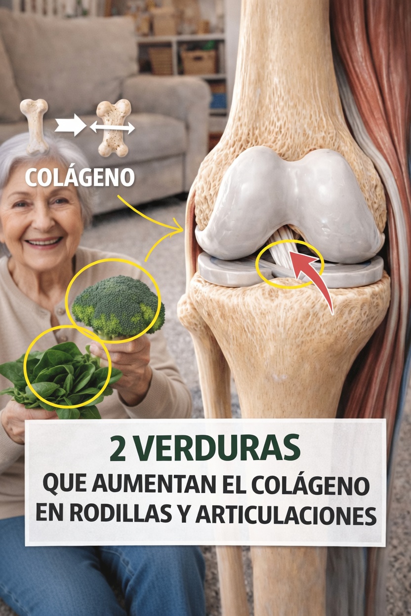 Dos verduras que favorecen la producción de colágeno para unas rodillas y articulaciones más saludables