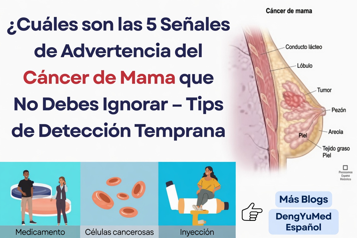 10 signos y síntomas tempranos del cáncer de mama que nunca debes ignorar