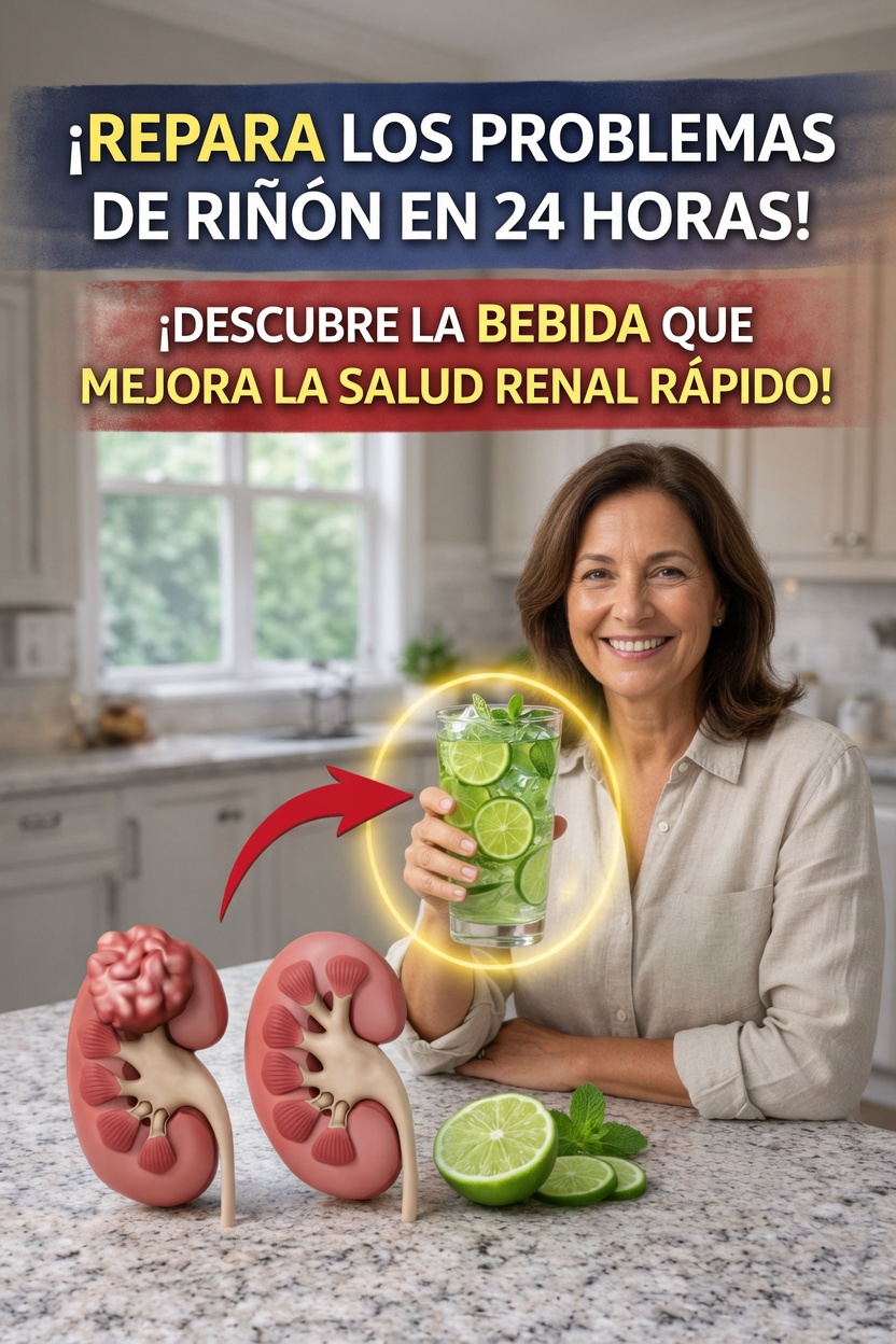 10 bebidas simples para apoyar la salud de tus riñones de forma natural