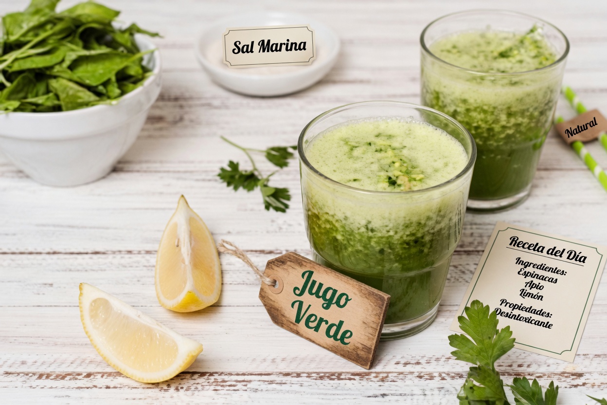 Explorando los posibles beneficios de una refrescante mezcla de jugo de apio y lima para el bienestar diario