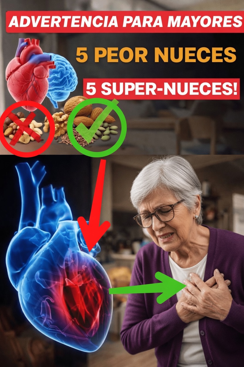 Los 5 frutos secos sobre los que las personas mayores deberían pensárselo dos veces por la salud del corazón, y 5 superfrutos secos para disfrutar a diario