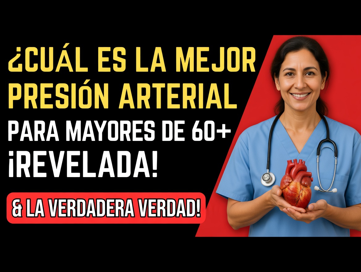 ¿Cuál es la mejor presión arterial para los adultos mayores? La verdad real que todo adulto mayor necesita saber