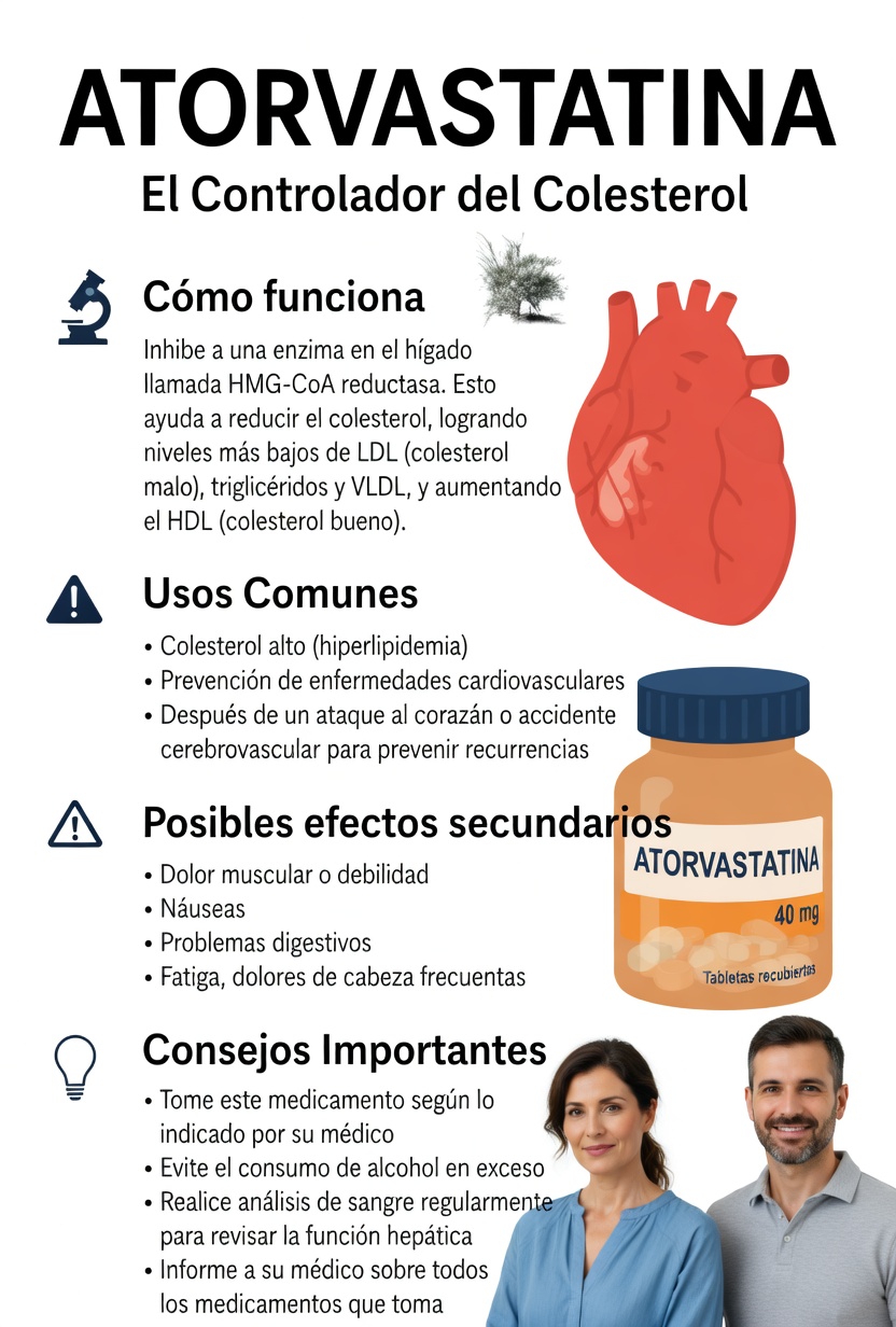 Efectos secundarios de la atorvastatina: lo que necesita saber sobre las reacciones comunes y cómo manejarlas