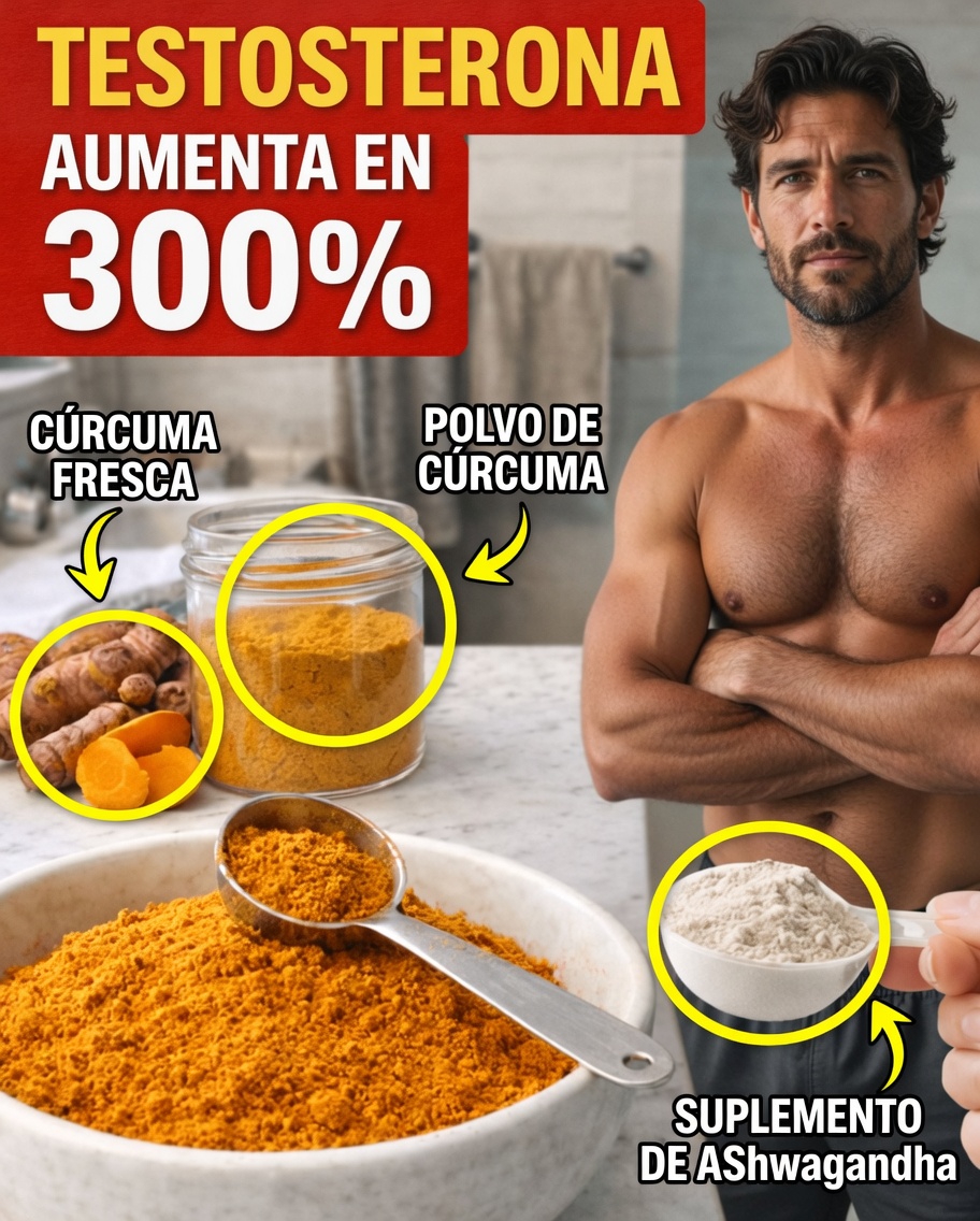 Explorando el posible papel de la cúrcuma en el apoyo natural a niveles saludables de testosterona