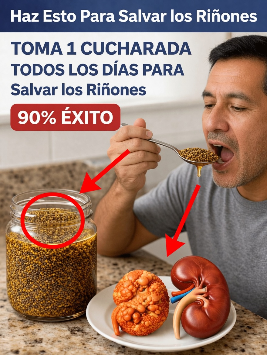 Descubre este sencillo hábito diario de una cucharada con semillas de lino y miel para apoyar la salud renal